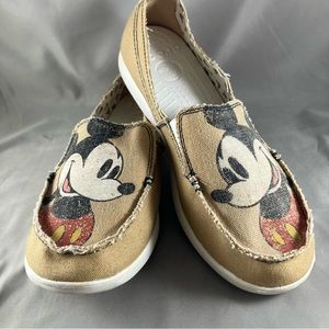 Disney Mickey Mouse Crocs Loafers Women’s size 9